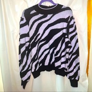 New black purple XXL sweater